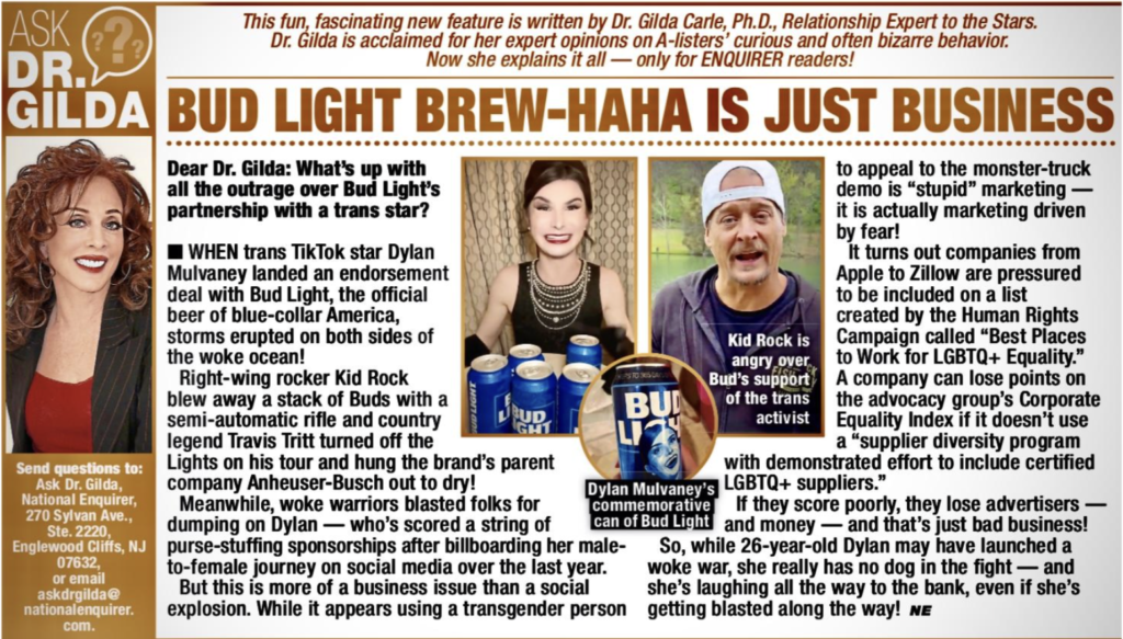 Bud Light Brew-Haha Is Just Business